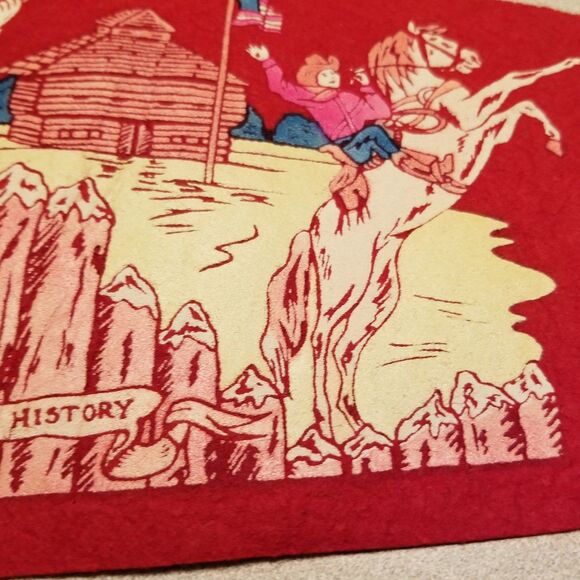 Vintage Frontier Town in the Adirondack's felt pennant - Picture 5 of 11